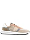 Philippe Model Logo-patch Low-top Sneakers In Neutrals