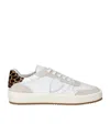 Philippe Model Logo Patch Low-top Sneakers In White