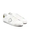 Philippe Model Logo-patch Sneakers In White