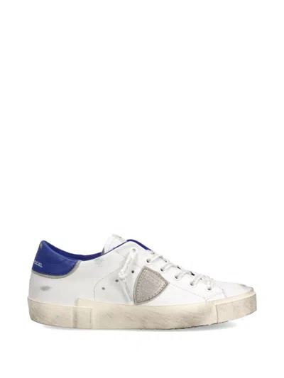 Philippe Model Logo-appliqué Sneakers In White