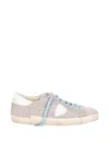 Philippe Model Logo-patch Suede Sneakers In Multi