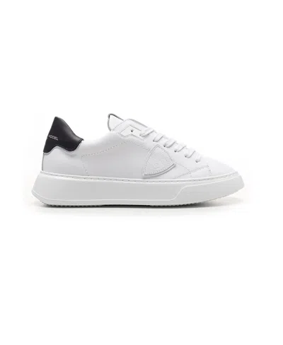 Philippe Model Low-cut Casual Sneakers In White