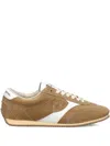 Philippe Model Planche Low Sneakers With Retro Aesthetic And Premium Materials In Brown