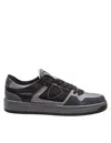Philippe Model Low-top Calfskin And Suede Sneaker In Black