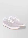 Philippe Model Low Top Leather And Suede Sneakers