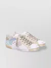 Philippe Model Low Top Leather Sneakers With Metallic Accents