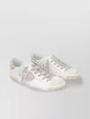 Philippe Model Low Top Leather Sneakers With Rubber Sole