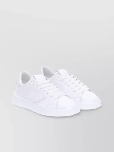 Philippe Model Low Top Rubber Sole Sneakers