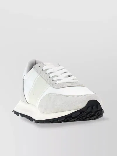 Philippe Model Low-top Rubber Sole Sneakers With Suede Overlays In Multi