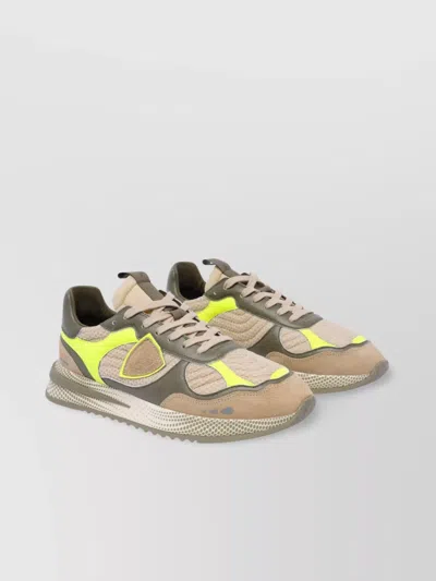 Philippe Model Low Top Sneakers Contrast Panels