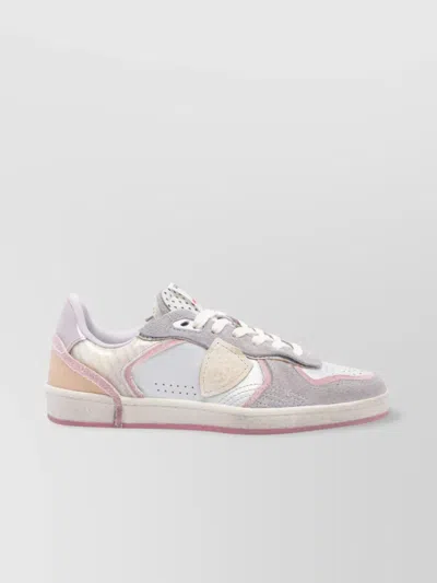 Philippe Model Low Top Sneakers Contrast Panels