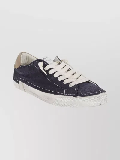 PHILIPPE MODEL LOW TOP SNEAKERS CONTRAST STITCHING