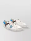 Philippe Model Low Top Sneakers Contrasting Panels In White