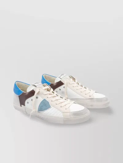 Philippe Model Low Top Sneakers Contrasting Panels