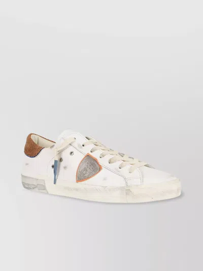 Philippe Model Low Top Sneakers Distressed Heel