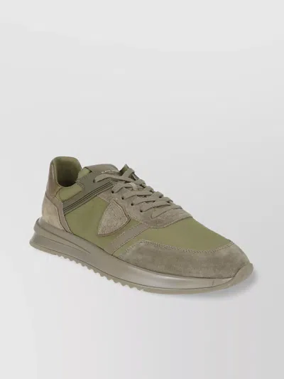 Philippe Model Low Top Sneakers Featuring Suede Panels