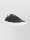 Philippe Model Low Top Sneakers With Round Toe And Contrasting Elements In Black