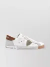 Philippe Model Low Top Sneakers With Suede Heel Tab In Multi