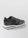 Philippe Model Low Top Suede Panels Sneakers In Black