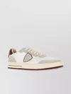 Philippe Model Low-top Suede Sneakers With Contrast Heel Tab