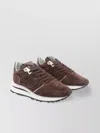 Philippe Model Low Top Suede Sneakers With Contrast Sole