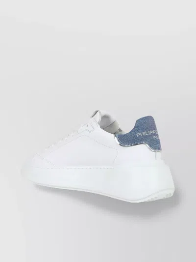 Philippe Model Low Woman Temple Sneakers In White