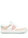 Philippe Model Lyon Leather Low-top Sneakers In Weiss