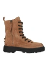 Philippe Model Man Ankle Boots Camel Size 12 Soft Leather In Beige