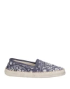 PHILIPPE MODEL PHILIPPE MODEL MAN ESPADRILLES NAVY BLUE SIZE 7 LEATHER