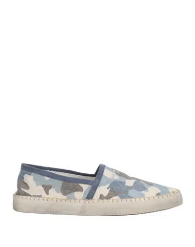 Philippe Model Man Loafers Azure Size 11 Textile Fibers, Leather In Blue