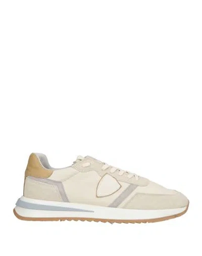 Philippe Model Man Sneakers Beige Size 9 Leather