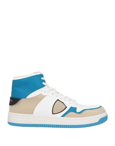 Philippe Model Man Sneakers Beige Size 9 Leather, Textile Fibers