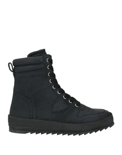 Philippe Model Man Sneakers Black Size 6 Leather