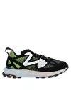 Philippe Model Man Sneakers Black Size 7 Soft Leather, Textile Fibers In Black