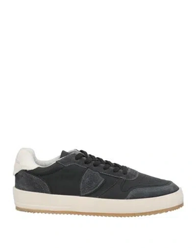 Philippe Model Man Sneakers Black Size 8 Leather