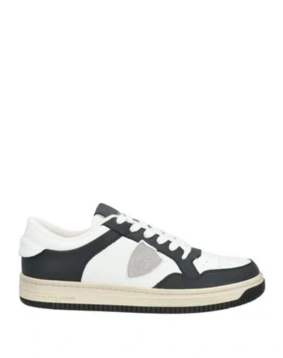 Philippe Model Man Sneakers Black Size 9 Calfskin, Textile Fibers