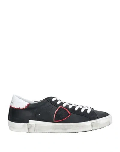 Philippe Model Man Sneakers Black Size 9 Leather