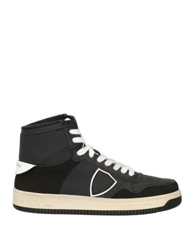 Philippe Model Man Sneakers Black Size 9 Textile Fibers, Rubber