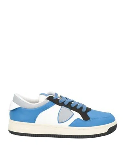 Philippe Model Man Sneakers Blue Size 9 Textile Fibers