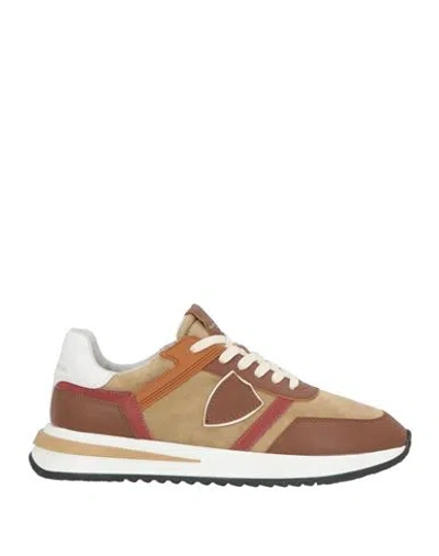Philippe Model Man Sneakers Brown Size 9 Leather