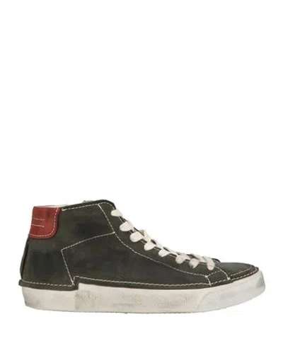 Philippe Model Man Sneakers Dark Green Size 8 Leather In Multi