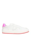 Philippe Model Man Sneakers Fuchsia Size 5 Leather In Pink