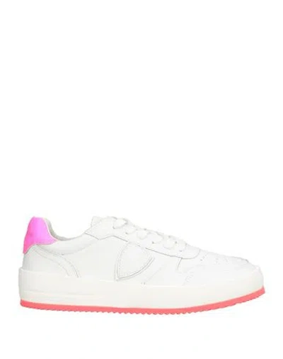 Philippe Model Man Sneakers Fuchsia Size 5 Leather