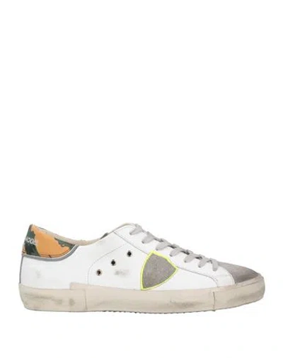 Philippe Model Man Sneakers Grey Size 7 Leather