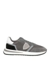 Philippe Model Tropez 2.1 Logo Patch Sneakers In Grey