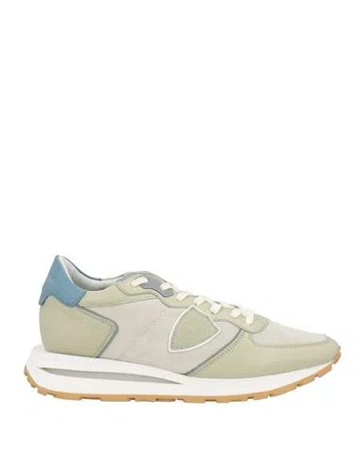 Philippe Model Man Sneakers Light Green Size 9 Leather