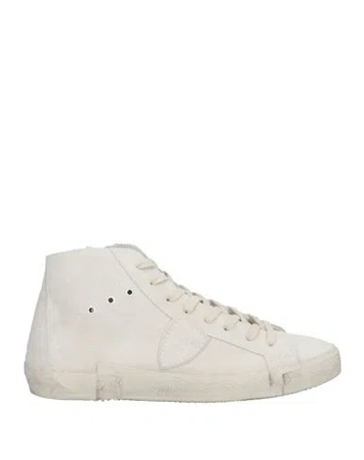 Philippe Model Man Sneakers Light Grey Size 8 Leather