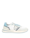 Philippe Model Man Sneakers Light Grey Size 9 Leather, Textile Fibers In Grey