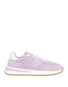 Philippe Model Man Sneakers Lilac Size 9 Leather In Purple