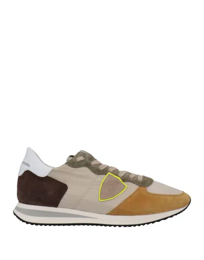 Philippe Model Sneakers In Ocher